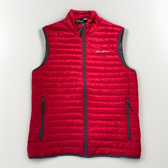 Eddie Bauer Other - Eddie Bauer Puffer Vest Mens Small EB700 Down Red Jacket Outdoor Gorpcore